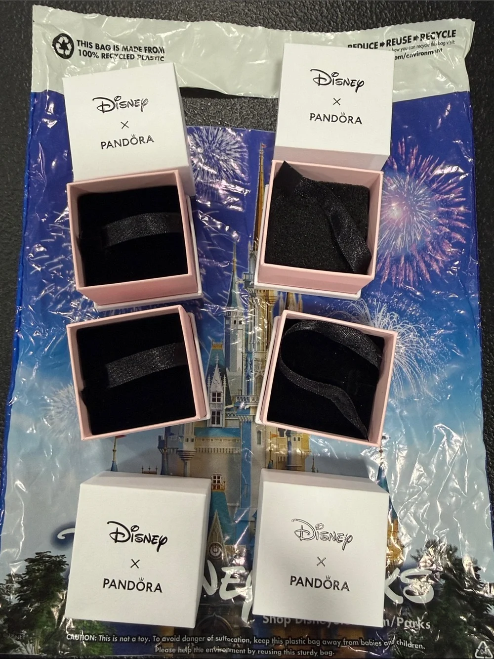 Pandora White Jewelry Gift Box - Disney Parks